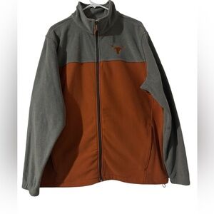 COLUMBIA  Heather Gray Fleece Jacket/ new NEW WITHOUT tags